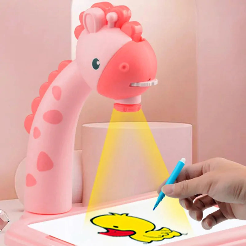 Giraffe Projection Painting Table