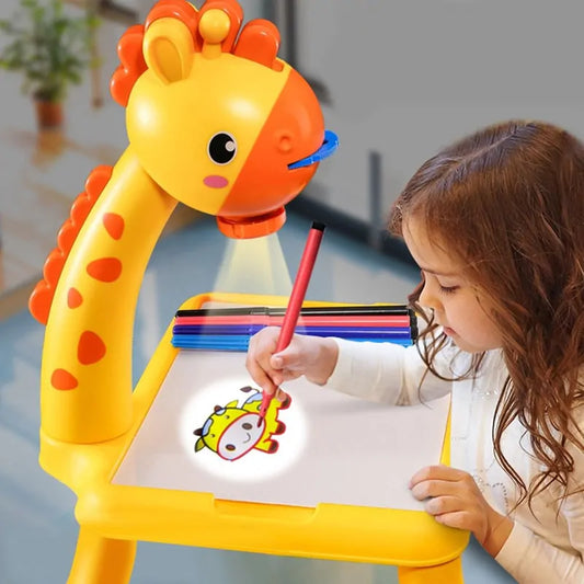 Giraffe Projection Painting Table