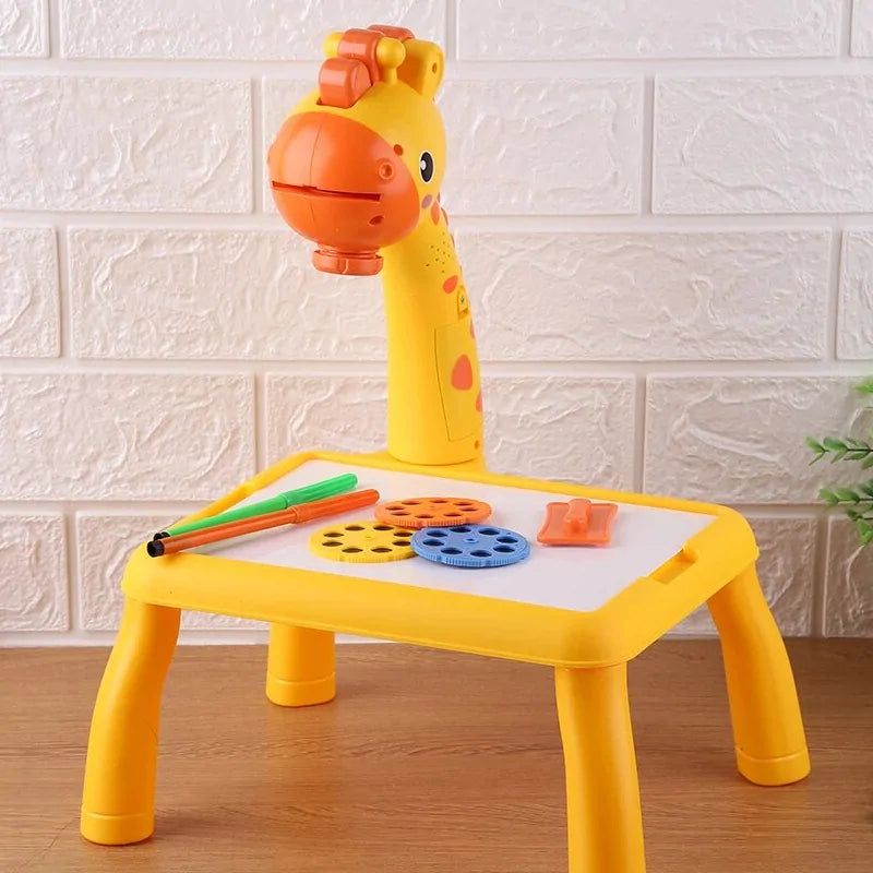 Giraffe Projection Painting Table