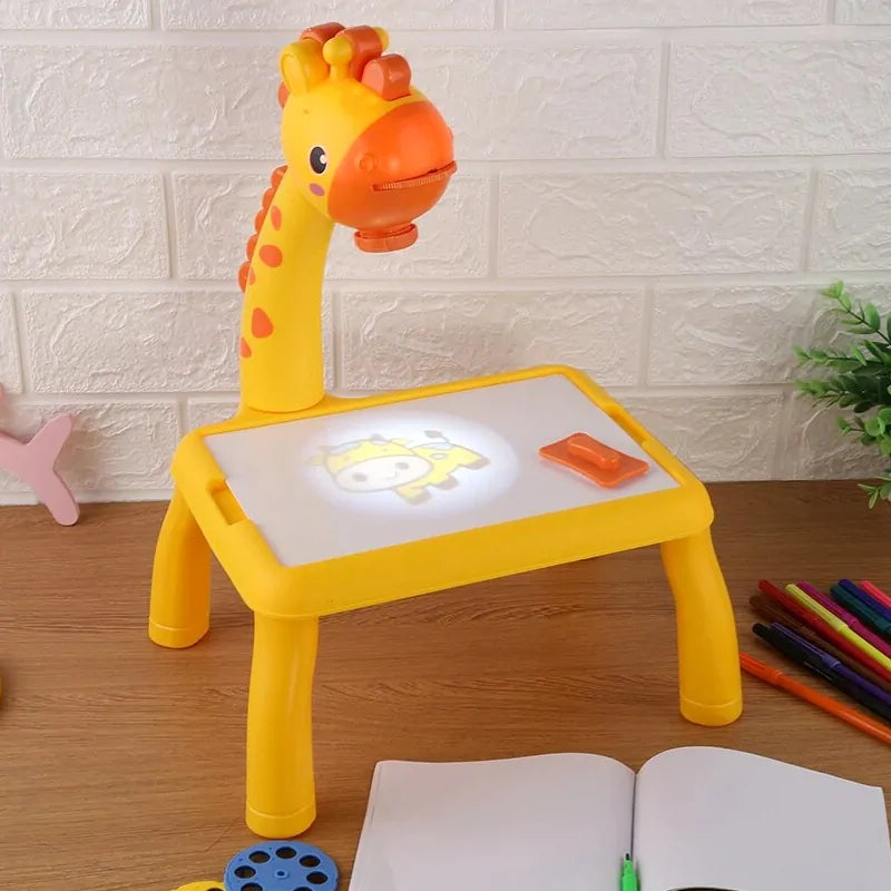 Giraffe Projection Painting Table