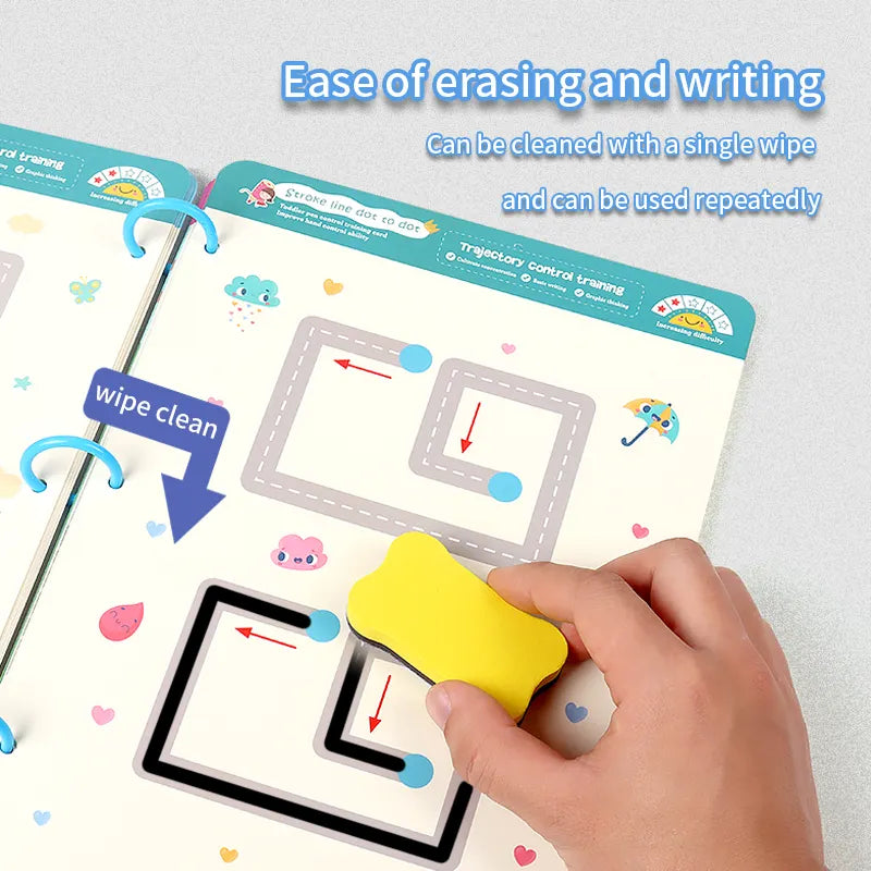 Reusable Educational Tracing Work Book